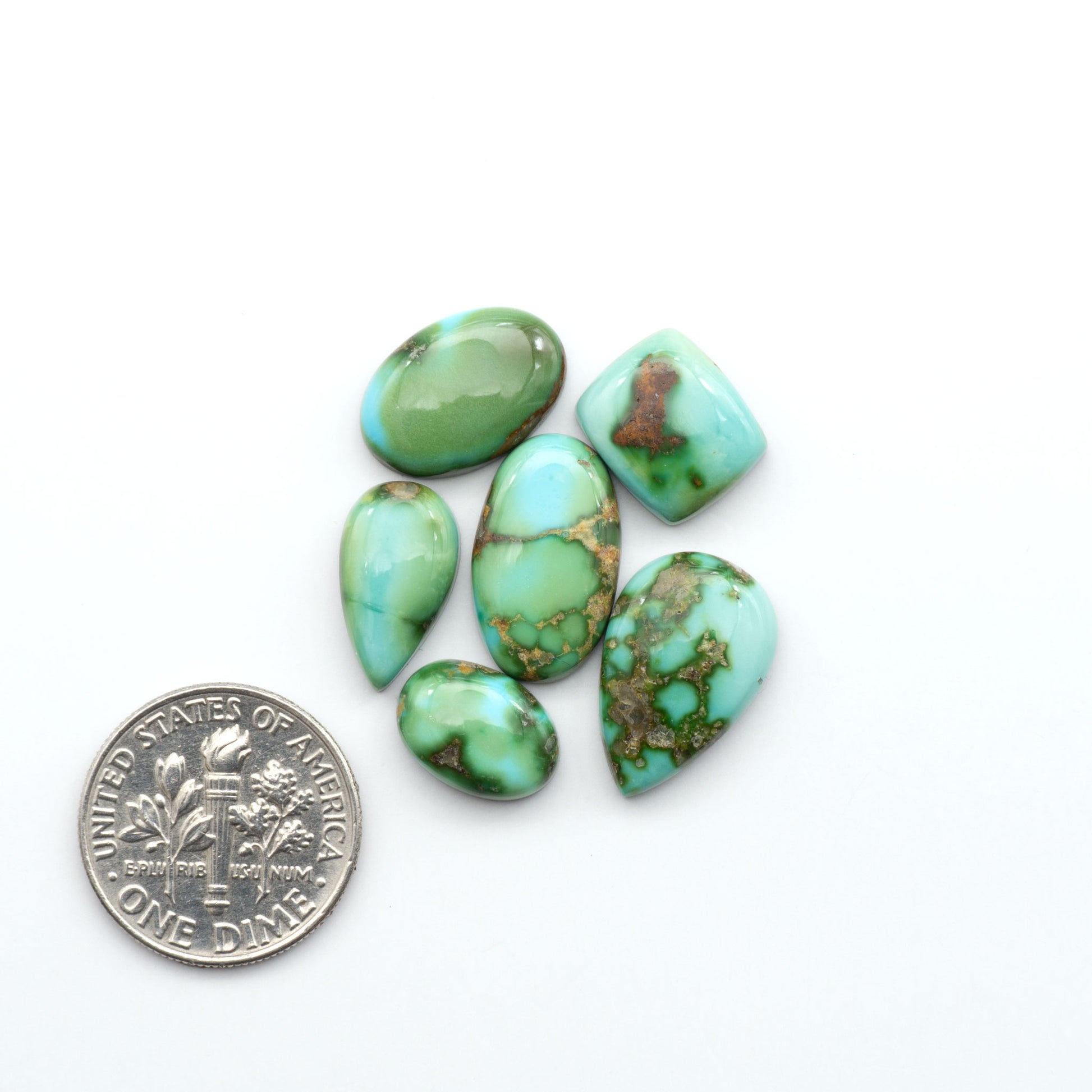 Sonoran Mountain Turquoise showcases a stunning blend of blue and green hues and natural patterns that make it a must-have for any jewelry collection.