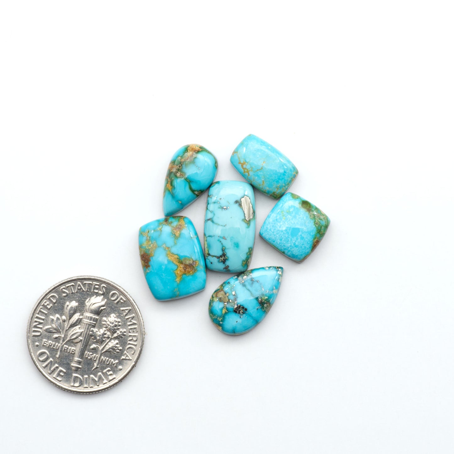 Sonoran Mountain Turquoise showcases a stunning blend of blue and green hues and natural patterns that make it a must-have for any jewelry collection.