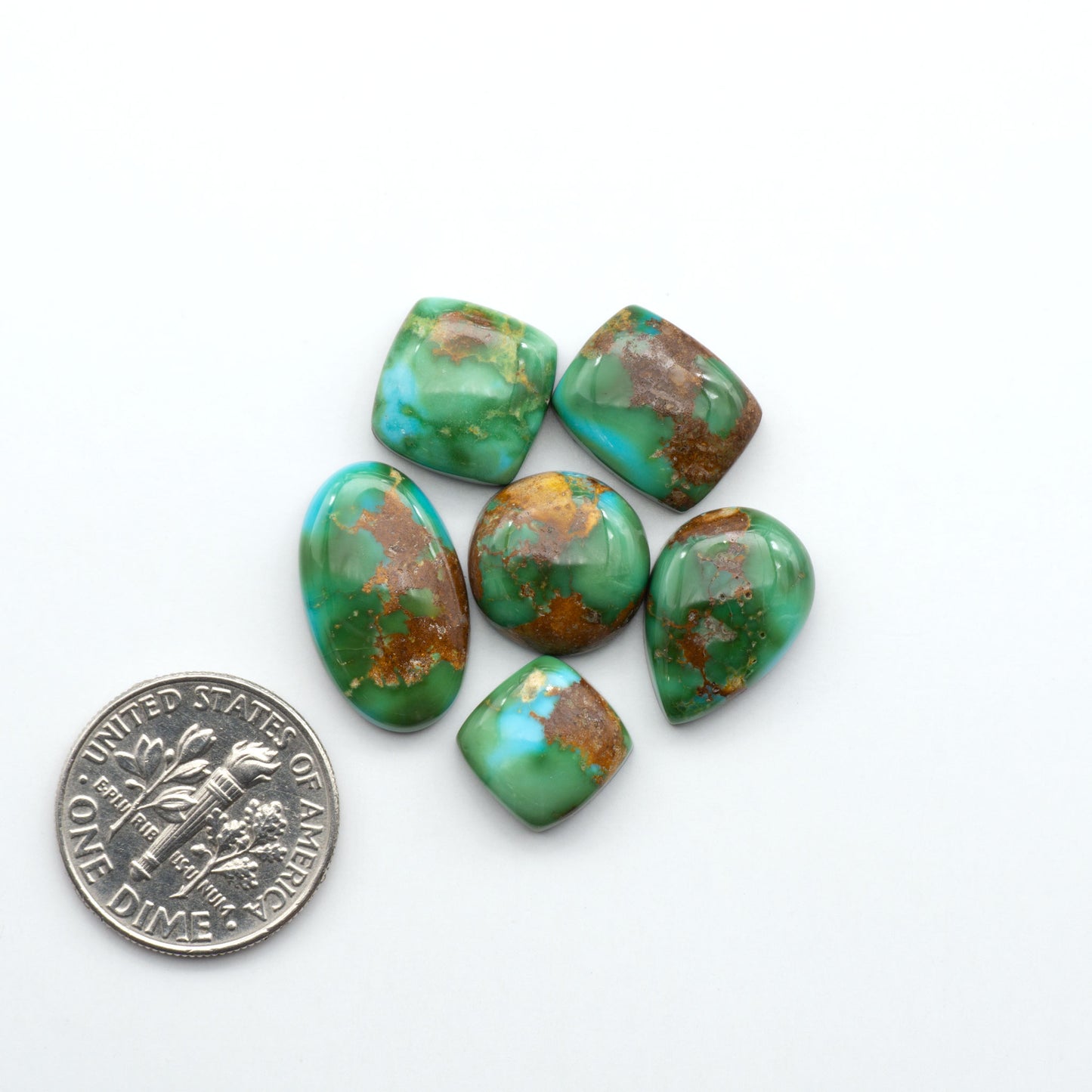 Sonoran Mountain Turquoise showcases a stunning blend of blue and green hues and natural patterns that make it a must-have for any jewelry collection.