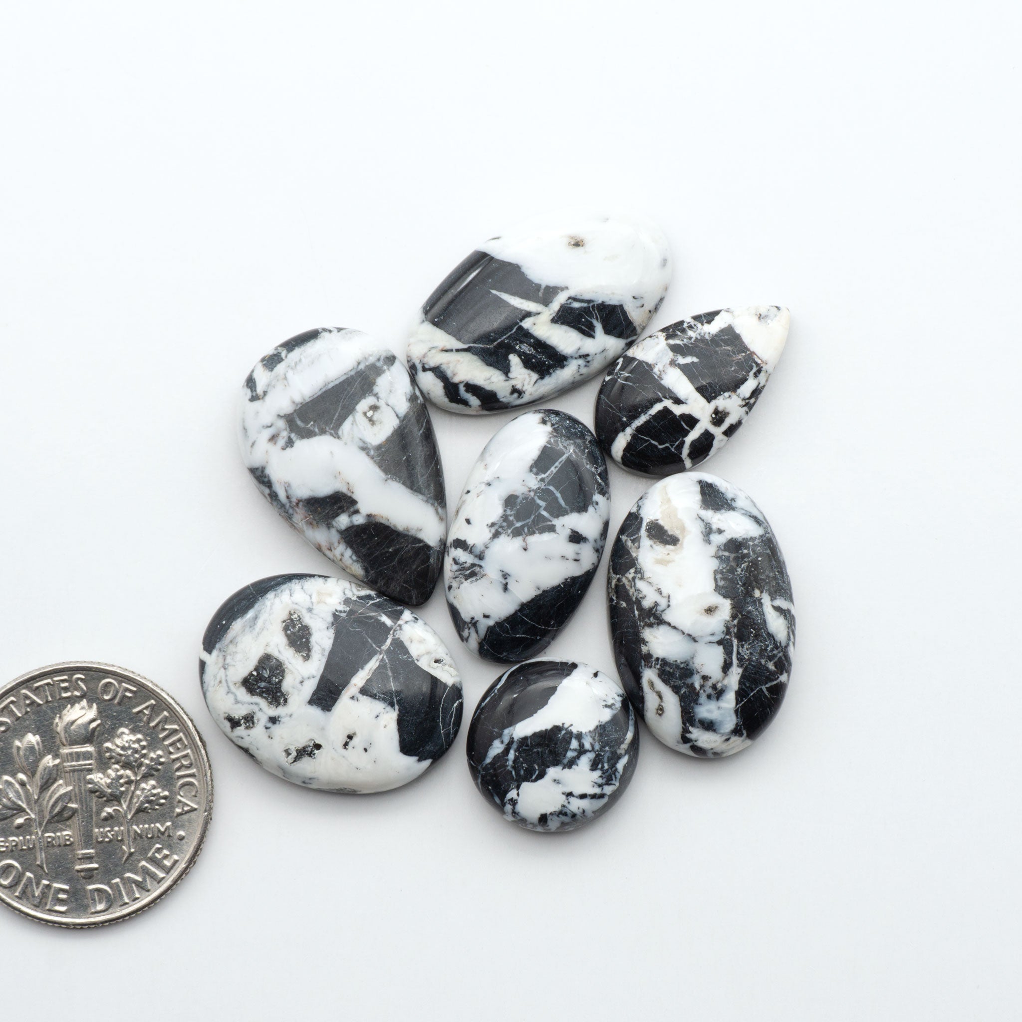 White Buffalo Cabochons – Cutting Edge Turquoise