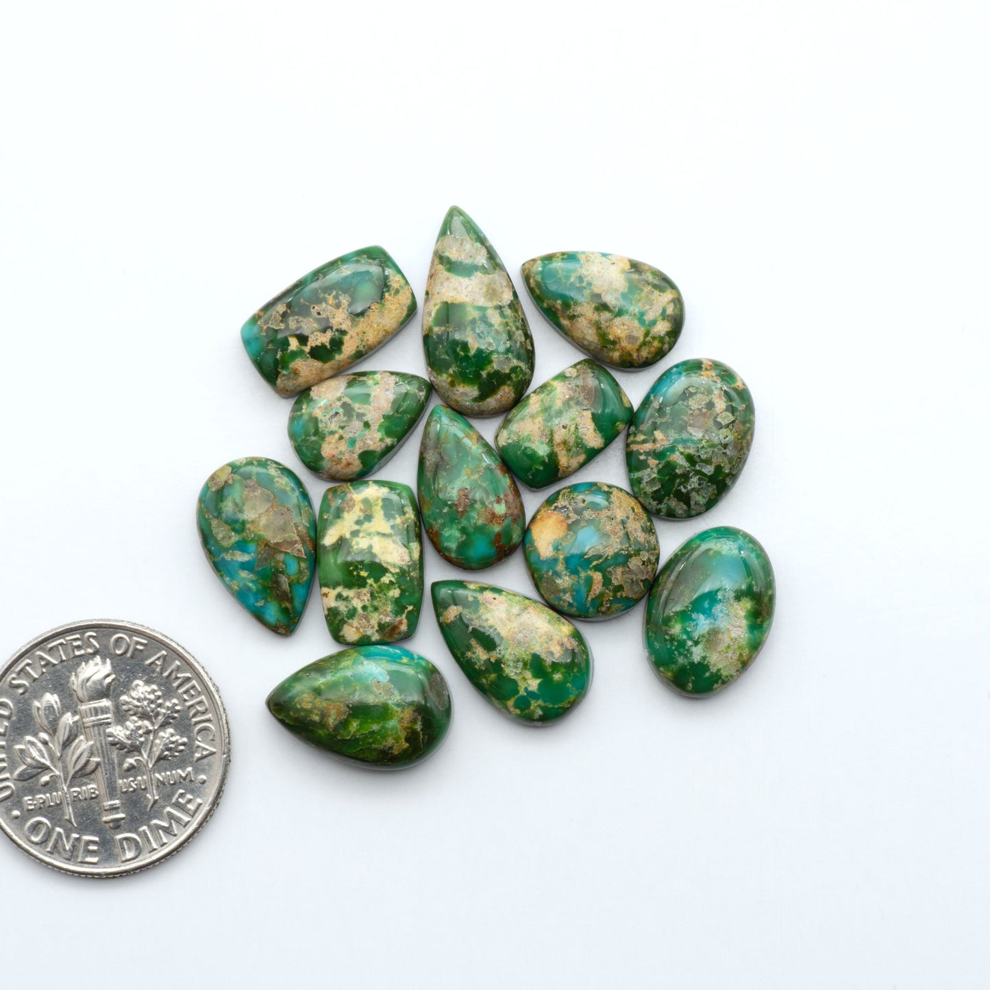 Sonoran Mountain Turquoise showcases a stunning blend of blue and green hues and natural patterns that make it a must-have for any jewelry collection.