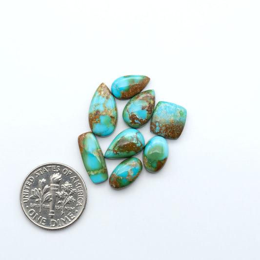 Sonoran Mountain Turquoise showcases a stunning blend of blue and green hues and natural patterns that make it a must-have for any jewelry collection.