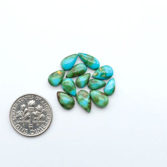 Sonoran Mountain Turquoise showcases a stunning blend of blue and green hues and natural patterns that make it a must-have for any jewelry collection.