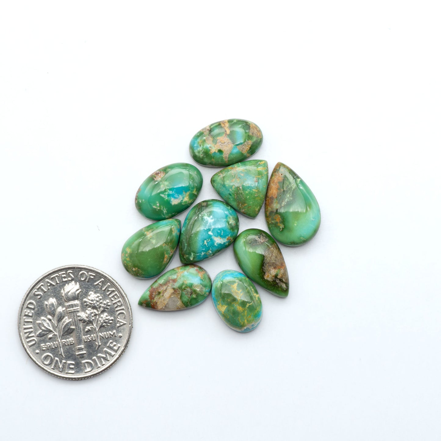 Sonoran Mountain Turquoise showcases a stunning blend of blue and green hues and natural patterns that make it a must-have for any jewelry collection.