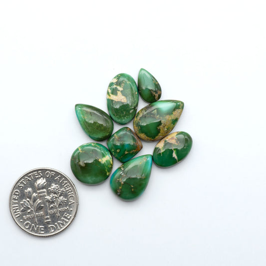 Sonoran Mountain Turquoise showcases a stunning blend of blue and green hues and natural patterns that make it a must-have for any jewelry collection.