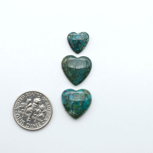 Hubei Cloud Mtn Turquoise is a highly sought-after gemstone known for its color and unique matrix patterns. Add a touch of elegance to your jewelry collection.
