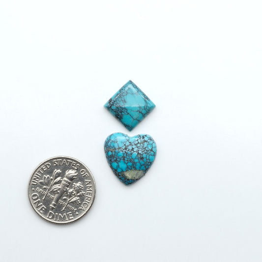 Hubei Cloud Mtn Turquoise is a highly sought-after gemstone known for its color and unique matrix patterns. Add a touch of elegance to your jewelry collection.