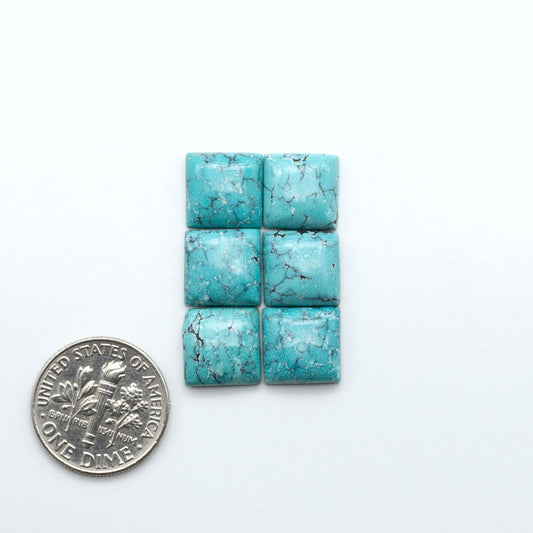 Hubei Cloud Mtn Turquoise is a highly sought-after gemstone known for its color and unique matrix patterns. Add a touch of elegance to your jewelry collection.
