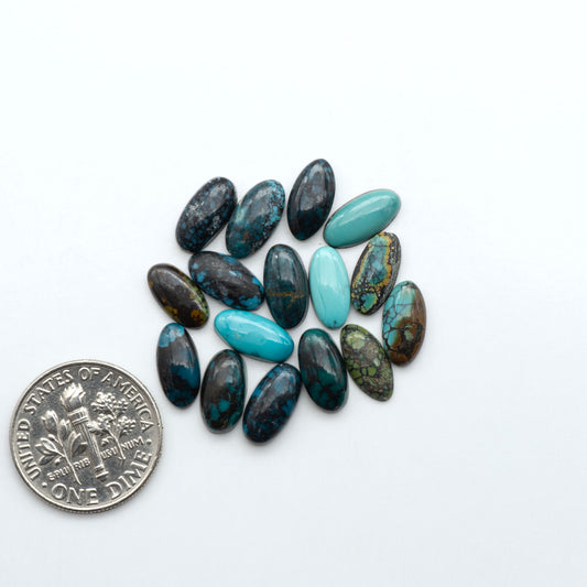 Hubei Cloud Mtn Turquoise is a highly sought-after gemstone known for its color and unique matrix patterns. Add a touch of elegance to your jewelry collection.