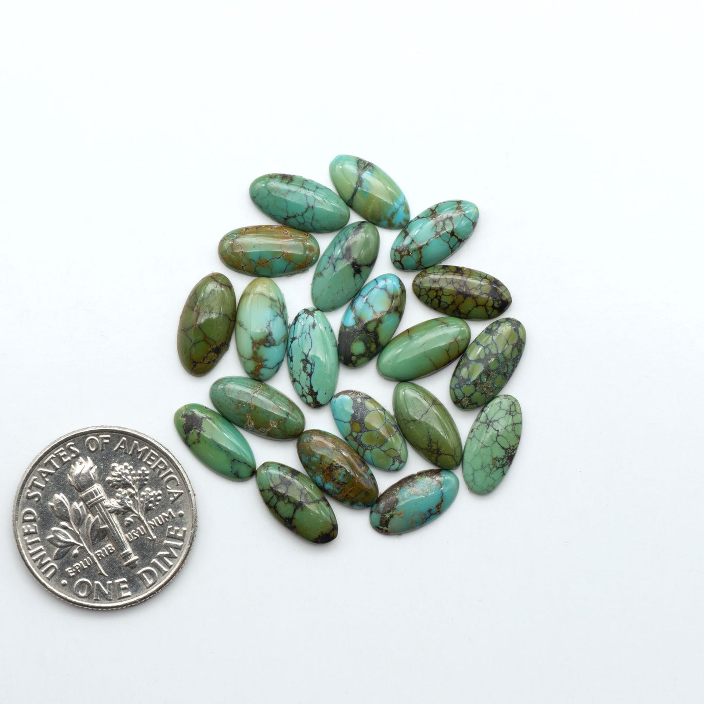 Hubei Cloud Mtn Turquoise is a highly sought-after gemstone known for its color and unique matrix patterns. Add a touch of elegance to your jewelry collection.