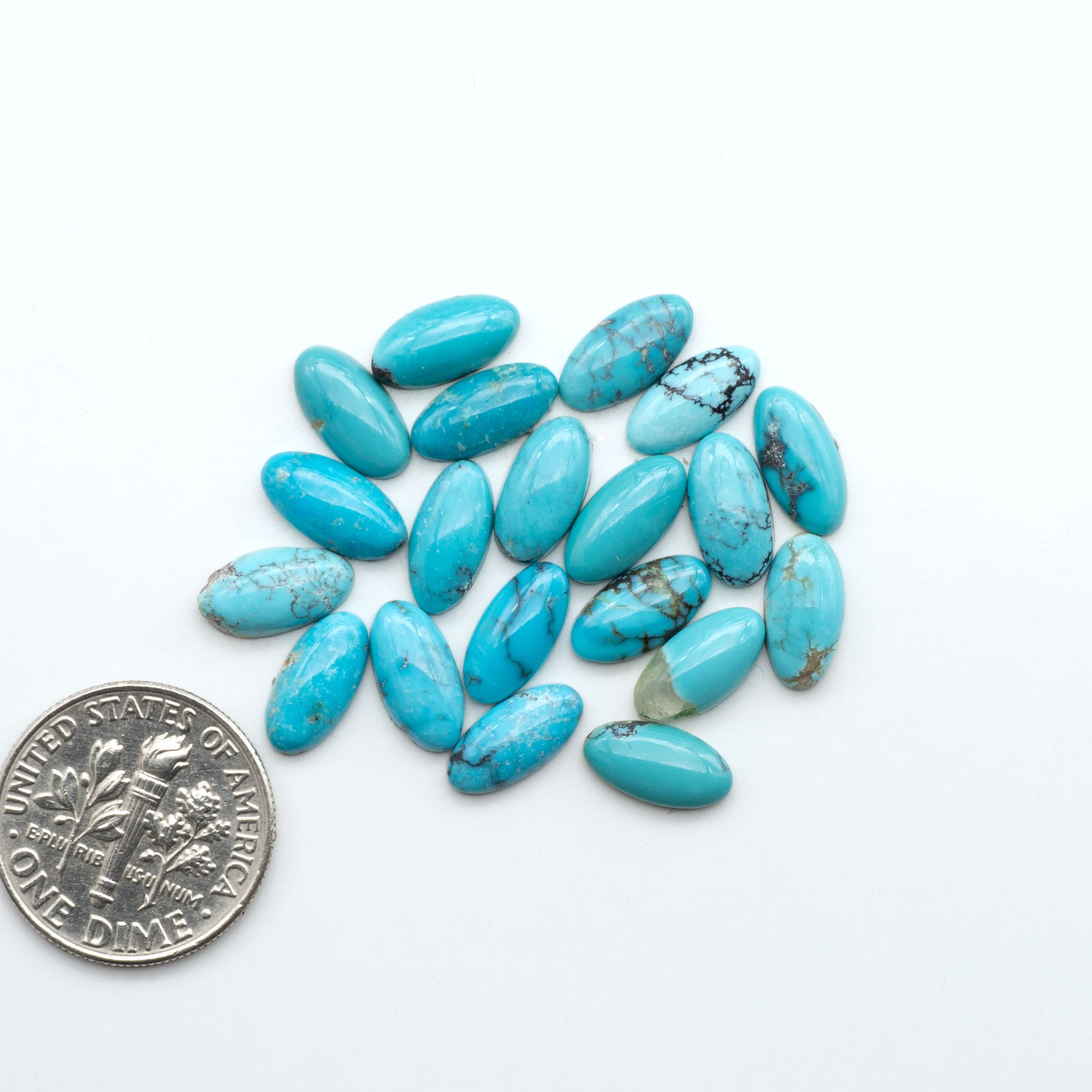 Hubei Cloud Mtn Turquoise is a highly sought-after gemstone known for its color and unique matrix patterns. Add a touch of elegance to your jewelry collection.