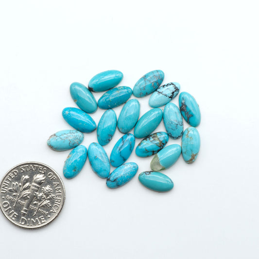 Hubei Cloud Mtn Turquoise is a highly sought-after gemstone known for its color and unique matrix patterns. Add a touch of elegance to your jewelry collection.