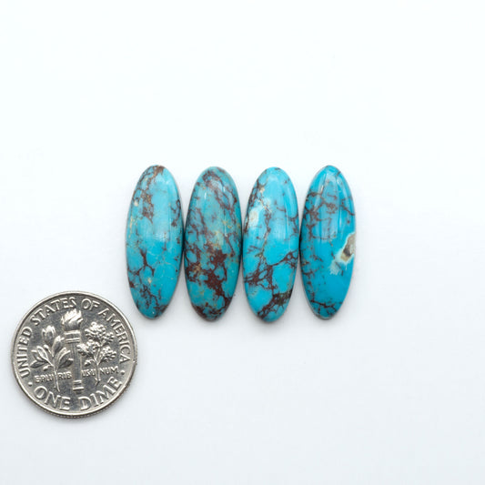 Hubei Cloud Mtn Turquoise is a highly sought-after gemstone known for its color and unique matrix patterns. Add a touch of elegance to your jewelry collection.