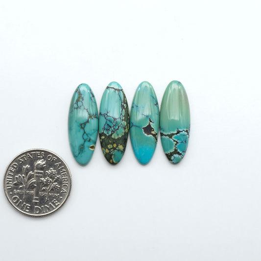 Hubei Cloud Mtn Turquoise is a highly sought-after gemstone known for its color and unique matrix patterns. Add a touch of elegance to your jewelry collection.
