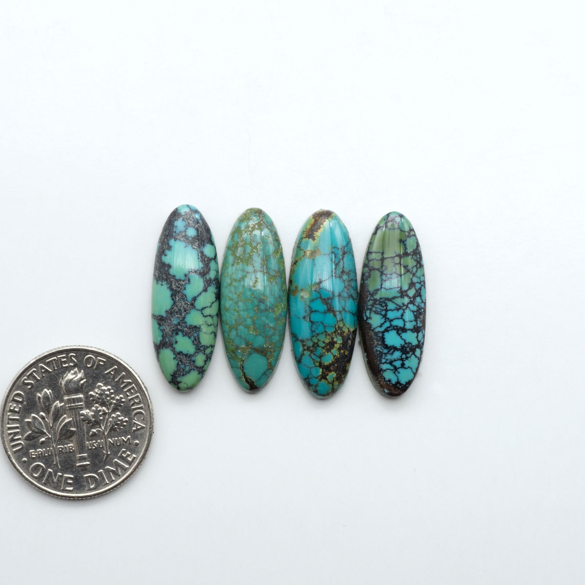 Hubei Cloud Mtn Turquoise is a highly sought-after gemstone known for its color and unique matrix patterns. Add a touch of elegance to your jewelry collection.