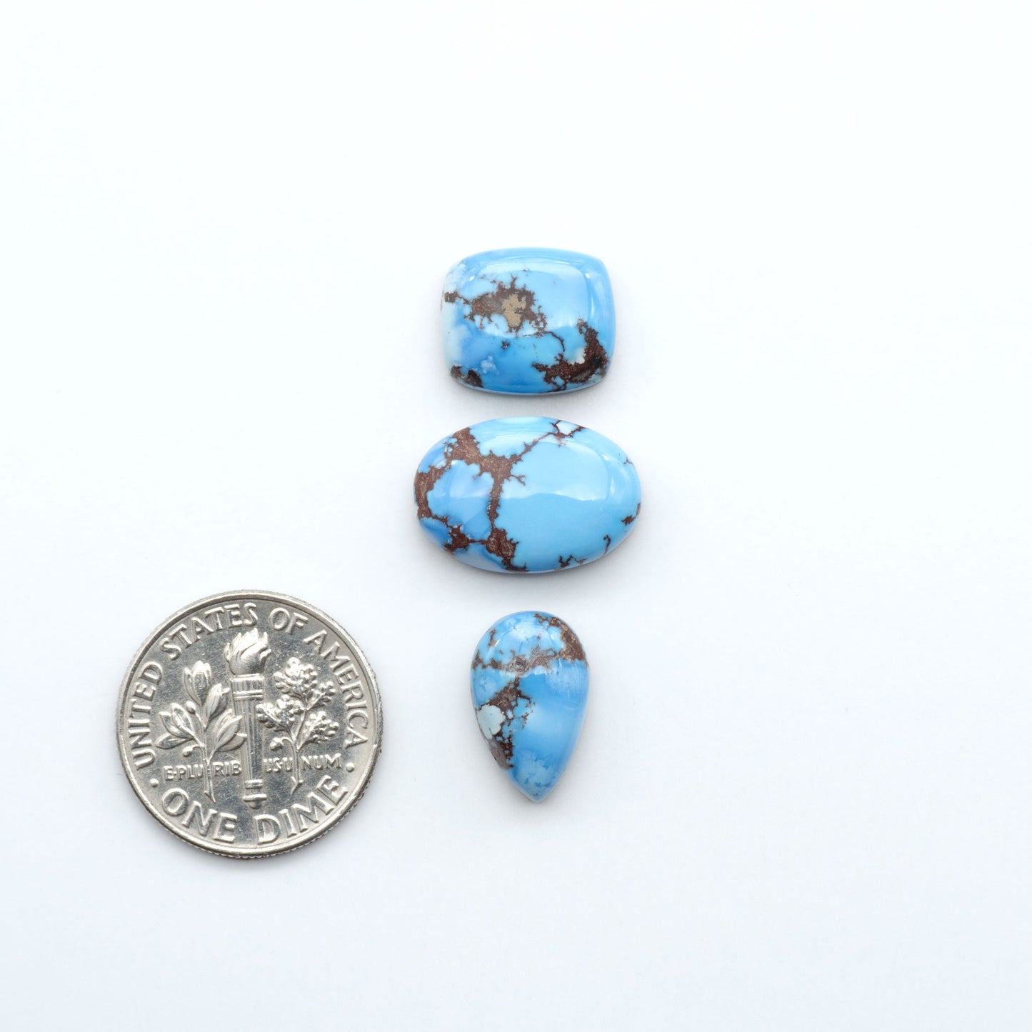 Discover the beauty of Natural Golden Hills Turquoise—prized for its icy blue tones, golden matrix, and exceptional quality. Ideal for artisan jewelry designs.

