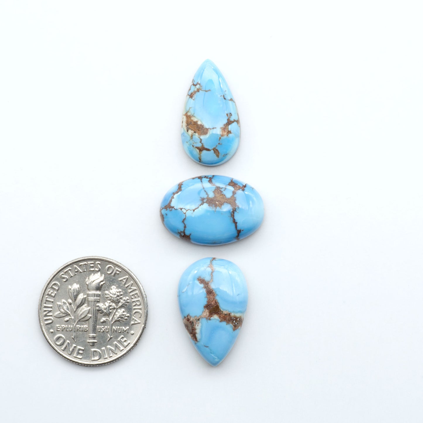 Discover the beauty of Natural Golden Hills Turquoise—prized for its icy blue tones, golden matrix, and exceptional quality. Ideal for artisan jewelry designs.
