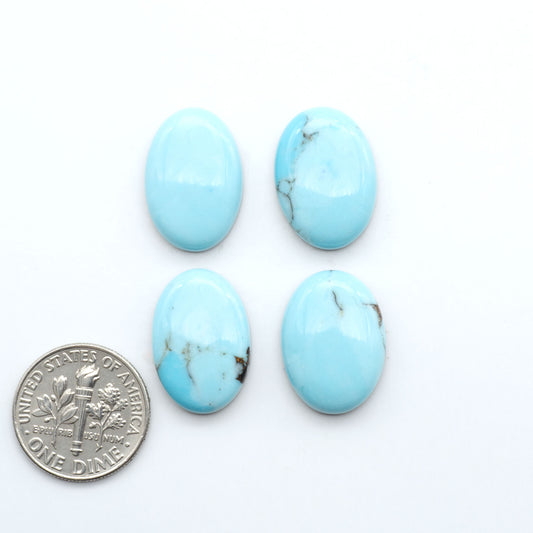 Enhance your jewelry designs with Pressed Turquoise Nugget Cabochons. Crafted from composite materials they add a captivating touch to your creations.