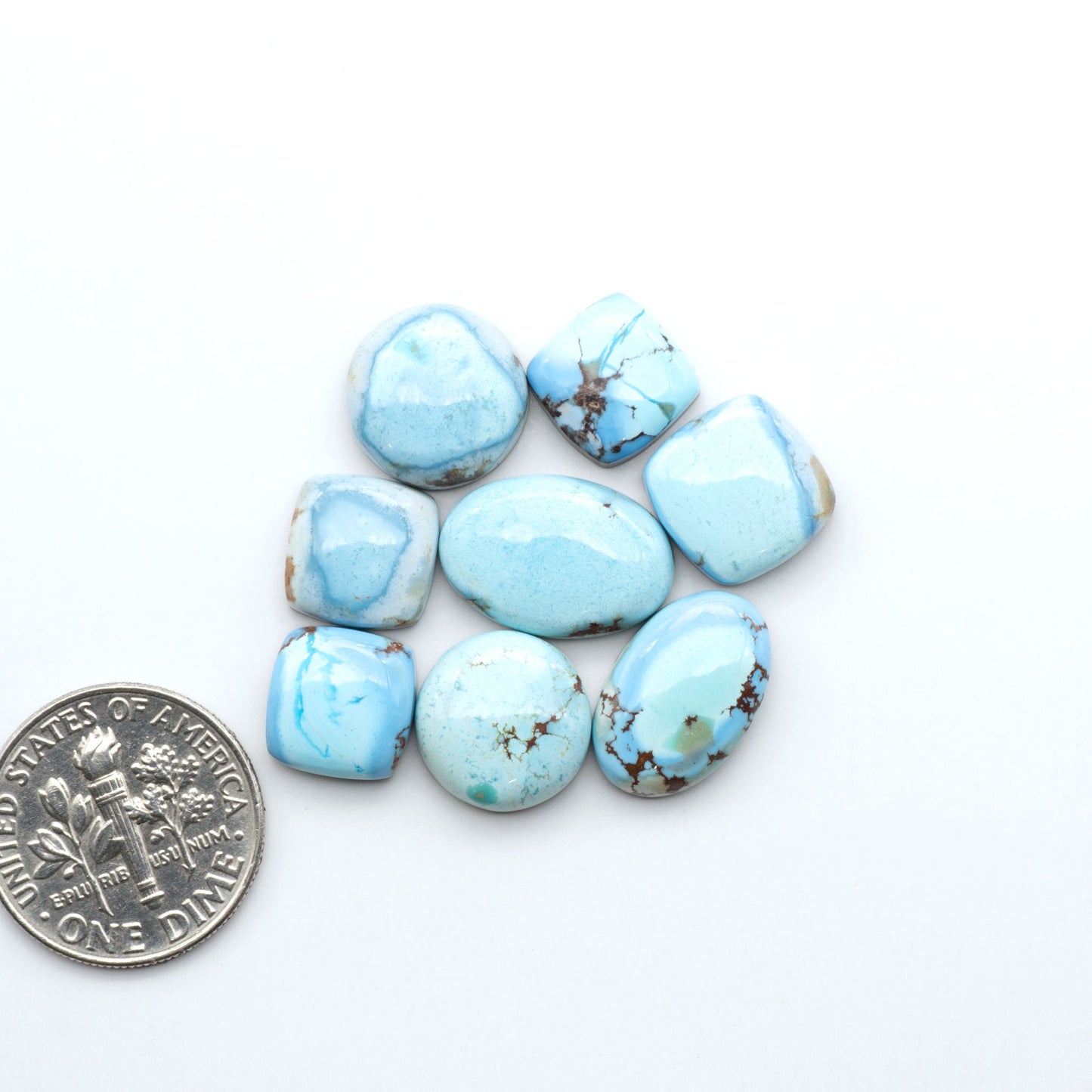 Discover the beauty of Natural Golden Hills Turquoise—prized for its icy blue tones, golden matrix, and exceptional quality. Ideal for artisan jewelry designs.