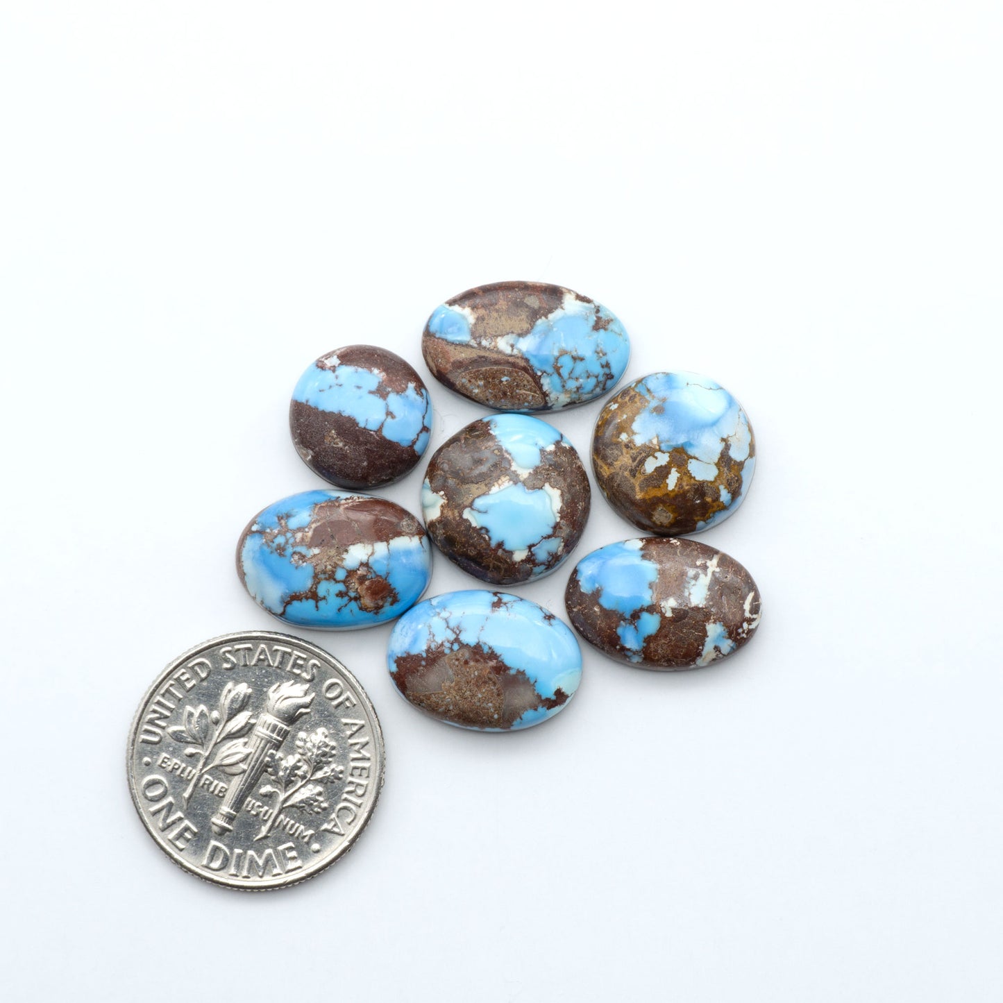 Discover the beauty of Natural Golden Hills Turquoise—prized for its icy blue tones, golden matrix, and exceptional quality. Ideal for artisan jewelry designs.