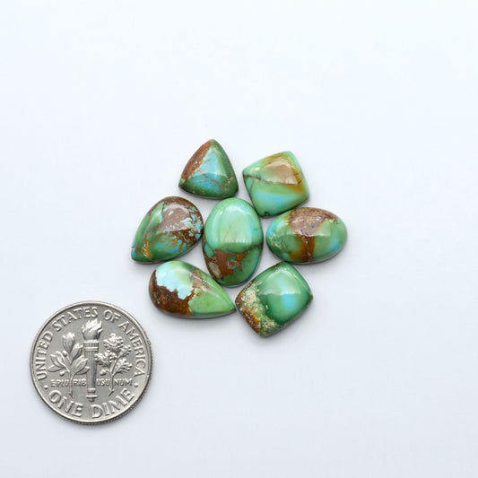 Sonoran Mountain Turquoise showcases a stunning blend of blue and green hues and natural patterns that make it a must-have for any jewelry collection.