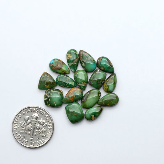 Sonoran Mountain Turquoise showcases a stunning blend of blue and green hues and natural patterns that make it a must-have for any jewelry collection.