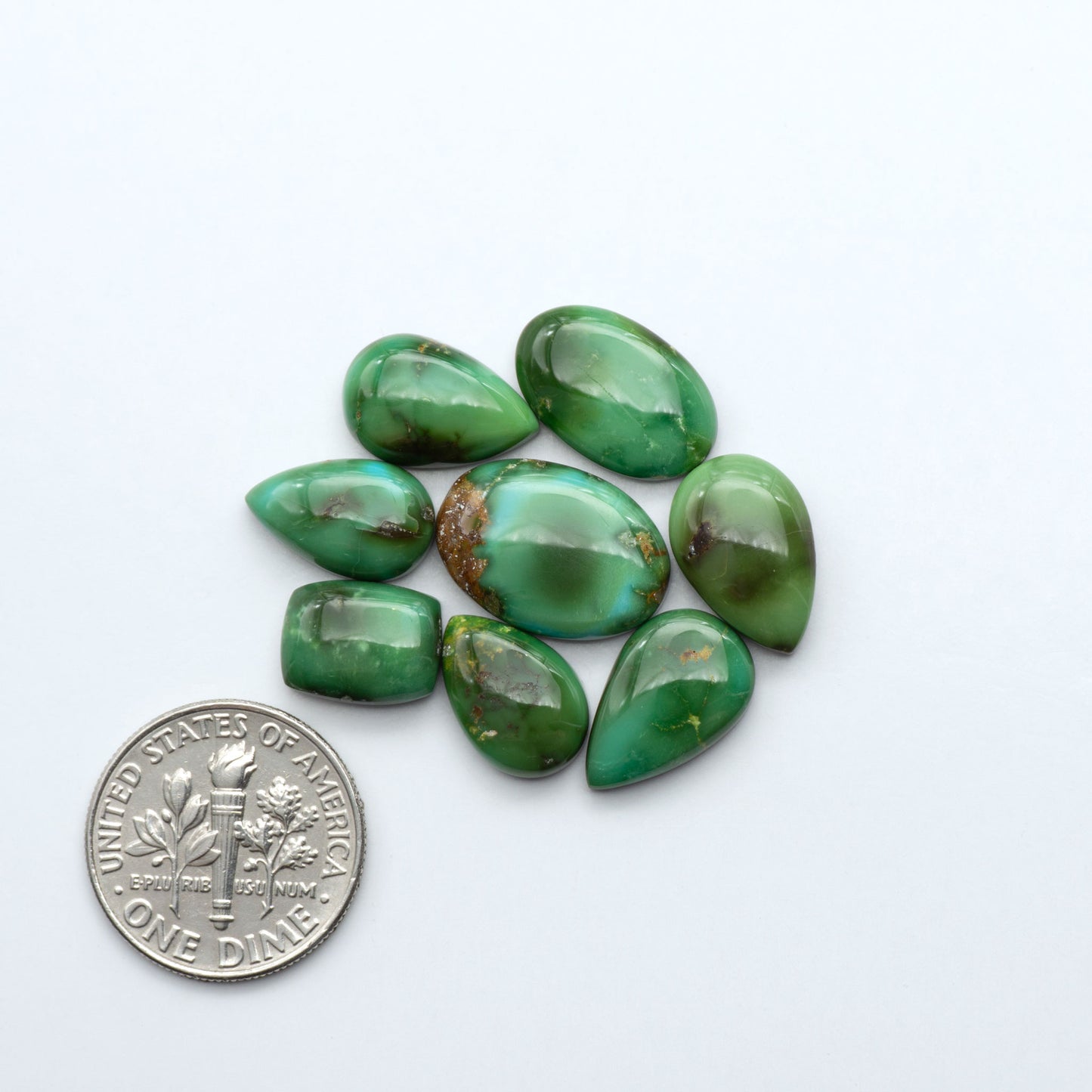 Sonoran Mountain Turquoise showcases a stunning blend of blue and green hues and natural patterns that make it a must-have for any jewelry collection.