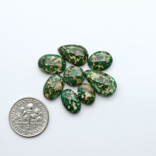 Sonoran Mountain Turquoise showcases a stunning blend of blue and green hues and natural patterns that make it a must-have for any jewelry collection.