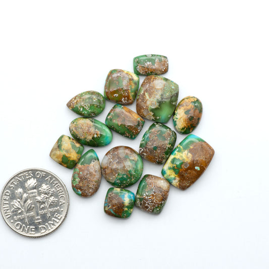 Sonoran Mountain Turquoise showcases a stunning blend of blue and green hues and natural patterns that make it a must-have for any jewelry collection.