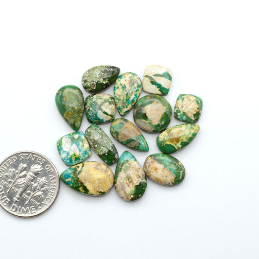 Sonoran Mountain Turquoise showcases a stunning blend of blue and green hues and natural patterns that make it a must-have for any jewelry collection.