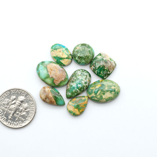 Sonoran Mountain Turquoise showcases a stunning blend of blue and green hues and natural patterns that make it a must-have for any jewelry collection.