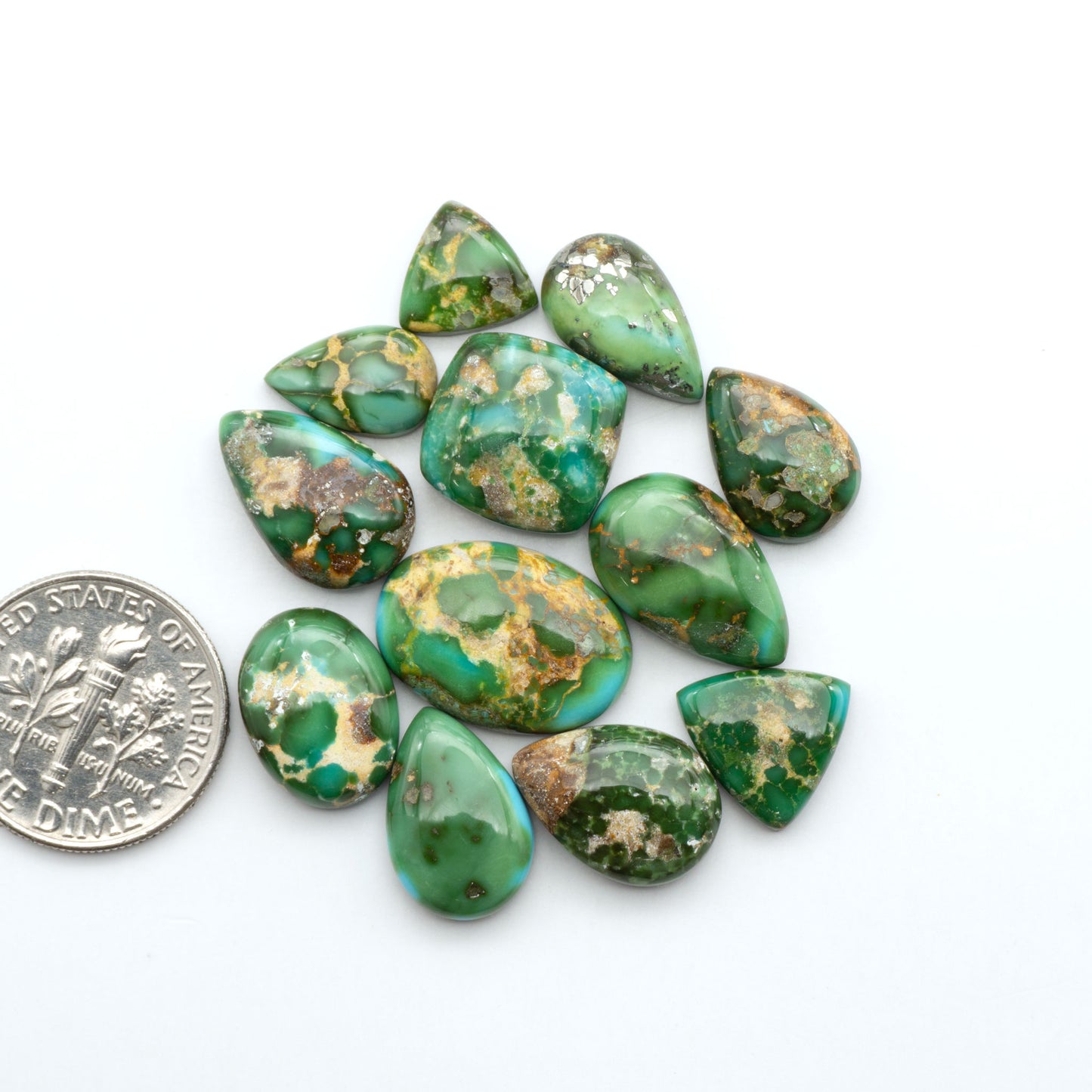 Sonoran Mountain Turquoise showcases a stunning blend of blue and green hues and natural patterns that make it a must-have for any jewelry collection.