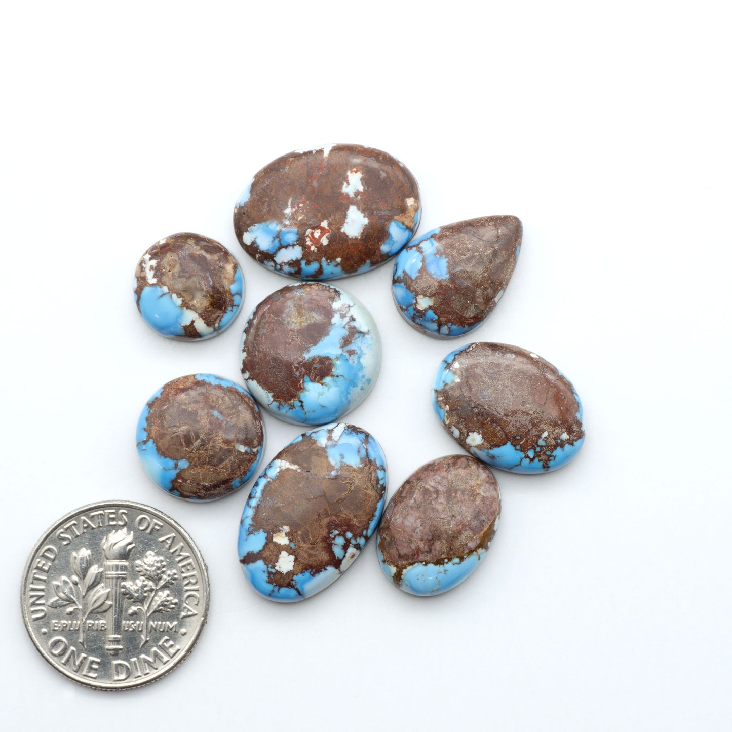 Discover the beauty of Natural Golden Hills Turquoise—prized for its icy blue tones, golden matrix, and exceptional quality. Ideal for artisan jewelry designs.