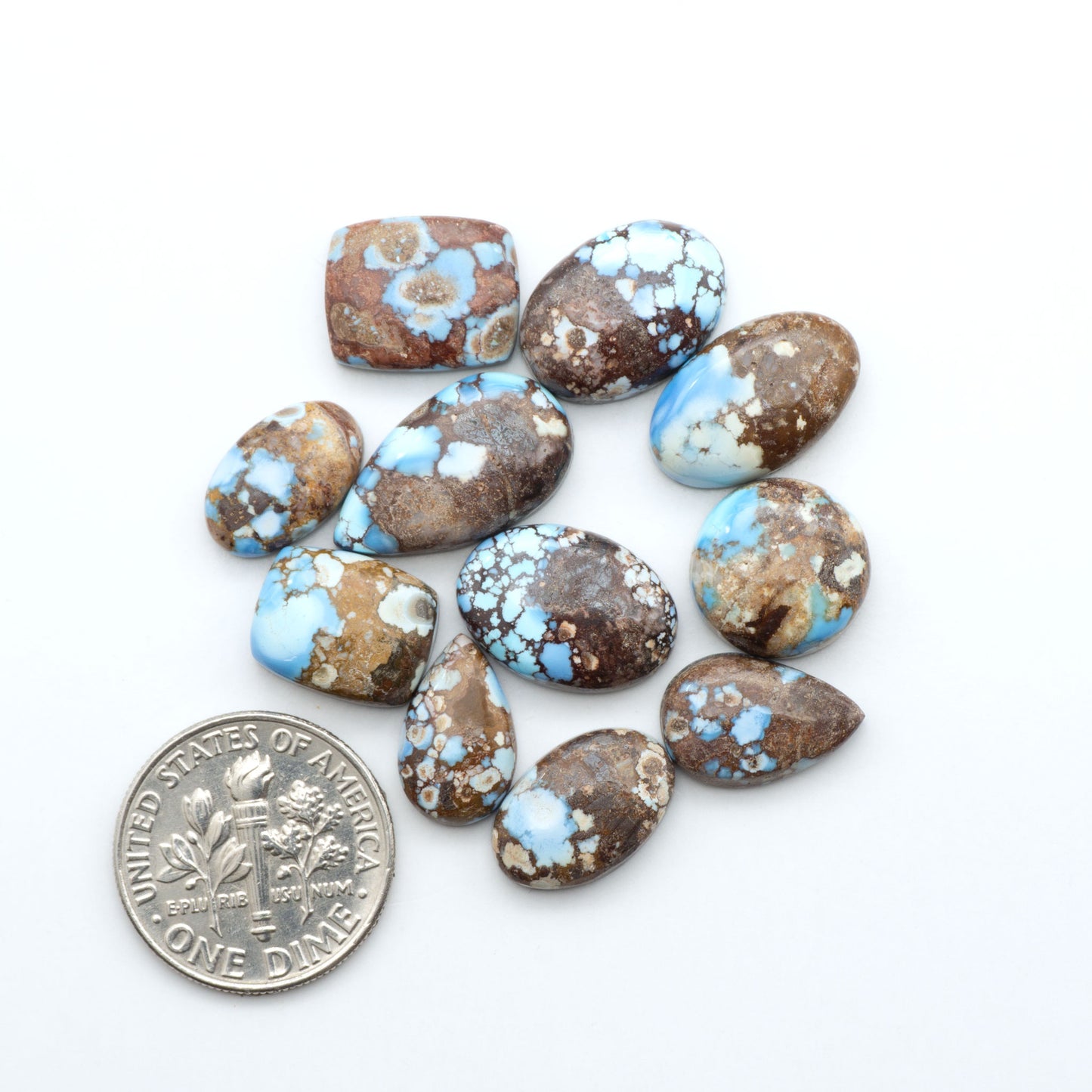 Discover the beauty of Natural Golden Hills Turquoise—prized for its icy blue tones, golden matrix, and exceptional quality. Ideal for artisan jewelry designs.