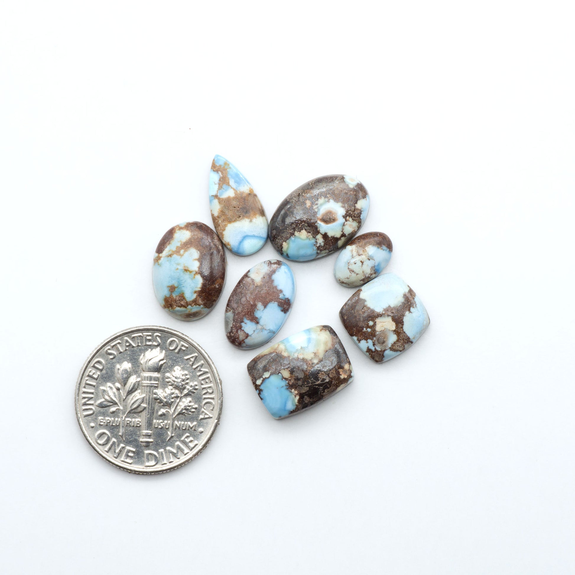 Discover the beauty of Natural Golden Hills Turquoise—prized for its icy blue tones, golden matrix, and exceptional quality. Ideal for artisan jewelry designs.