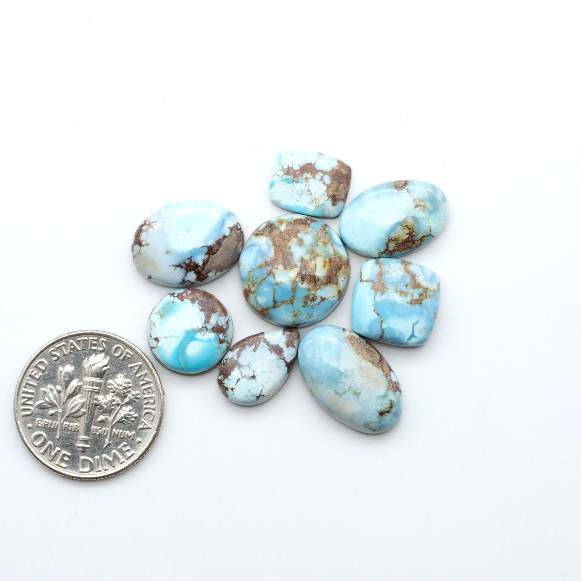 Discover the beauty of Natural Golden Hills Turquoise—prized for its icy blue tones, golden matrix, and exceptional quality. Ideal for artisan jewelry designs.