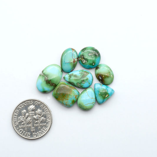 Sonoran Mountain Turquoise showcases a stunning blend of blue and green hues and natural patterns that make it a must-have for any jewelry collection.