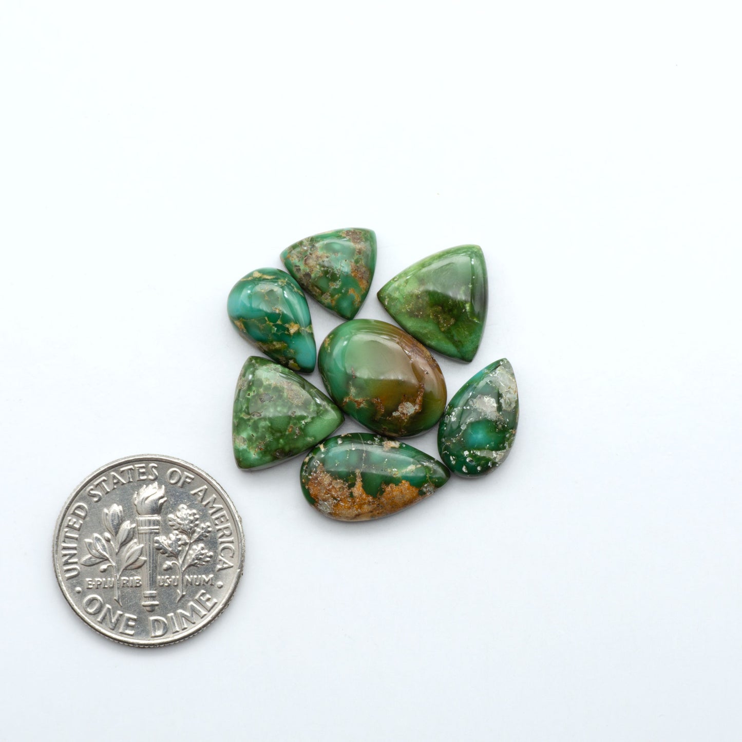 Sonoran Mountain Turquoise showcases a stunning blend of blue and green hues and natural patterns that make it a must-have for any jewelry collection.