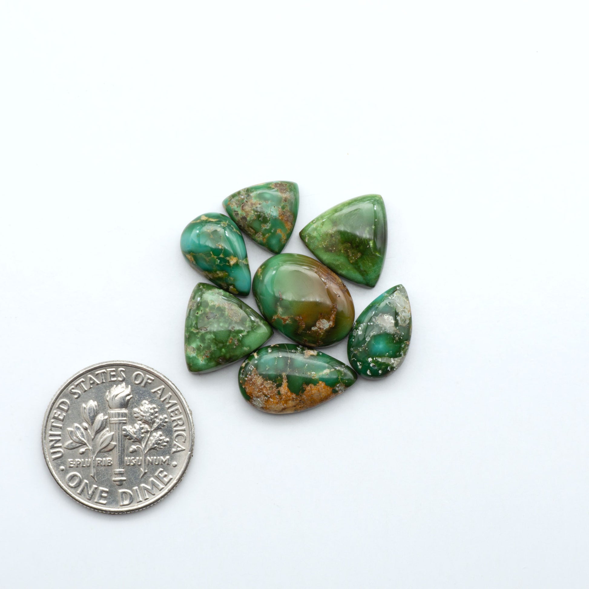 Sonoran Mountain Turquoise showcases a stunning blend of blue and green hues and natural patterns that make it a must-have for any jewelry collection.