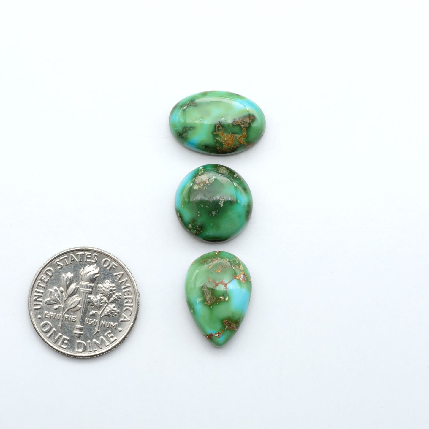 Sonoran Mountain Turquoise showcases a stunning blend of blue and green hues and natural patterns that make it a must-have for any jewelry collection.