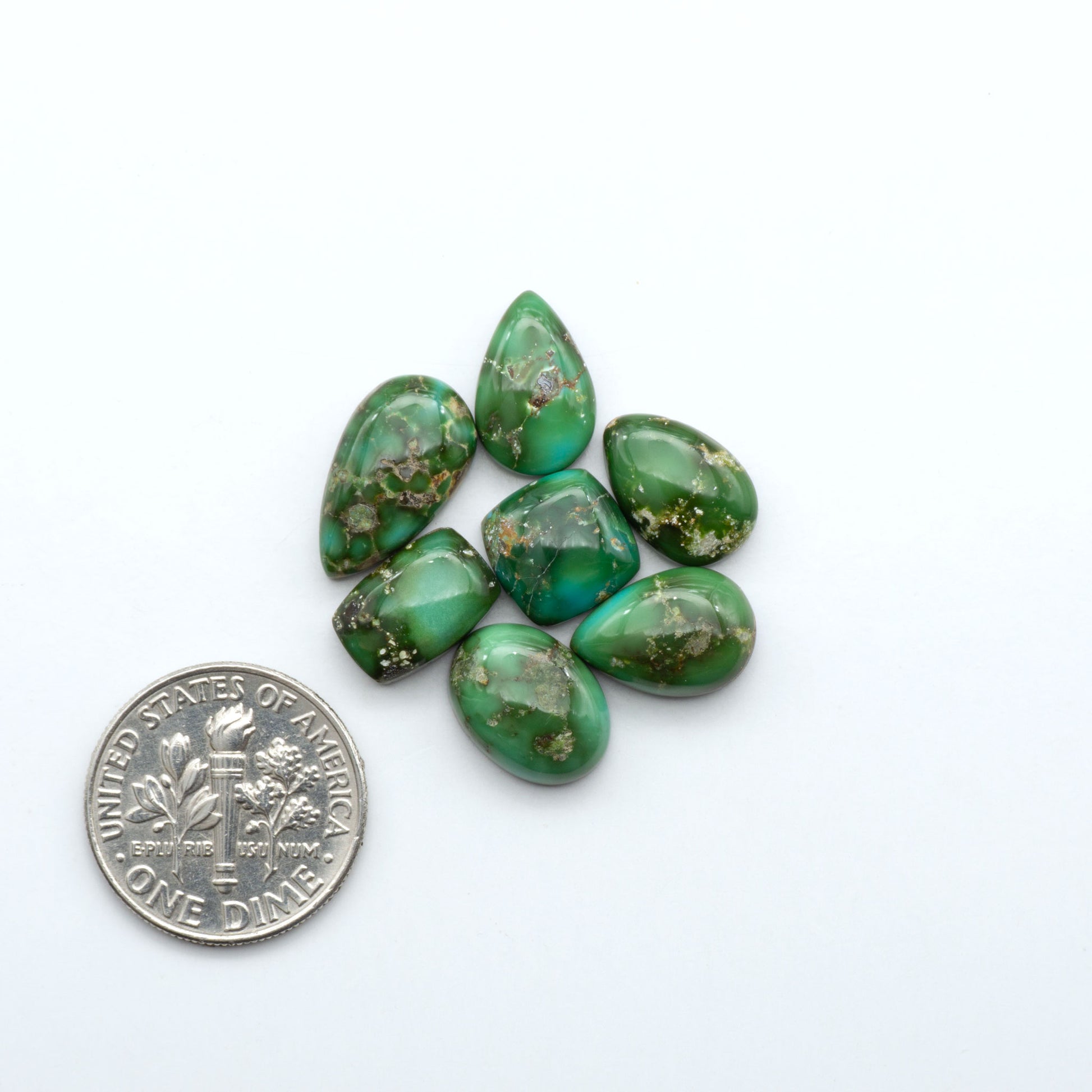 Sonoran Mountain Turquoise showcases a stunning blend of blue and green hues and natural patterns that make it a must-have for any jewelry collection.