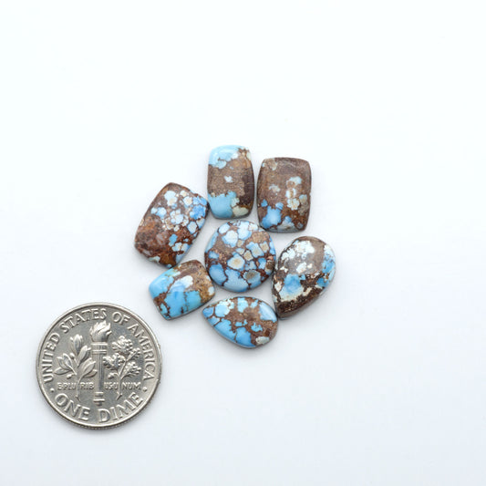 Discover the beauty of Natural Golden Hills Turquoise—prized for its icy blue tones, golden matrix, and exceptional quality. Ideal for artisan jewelry designs.