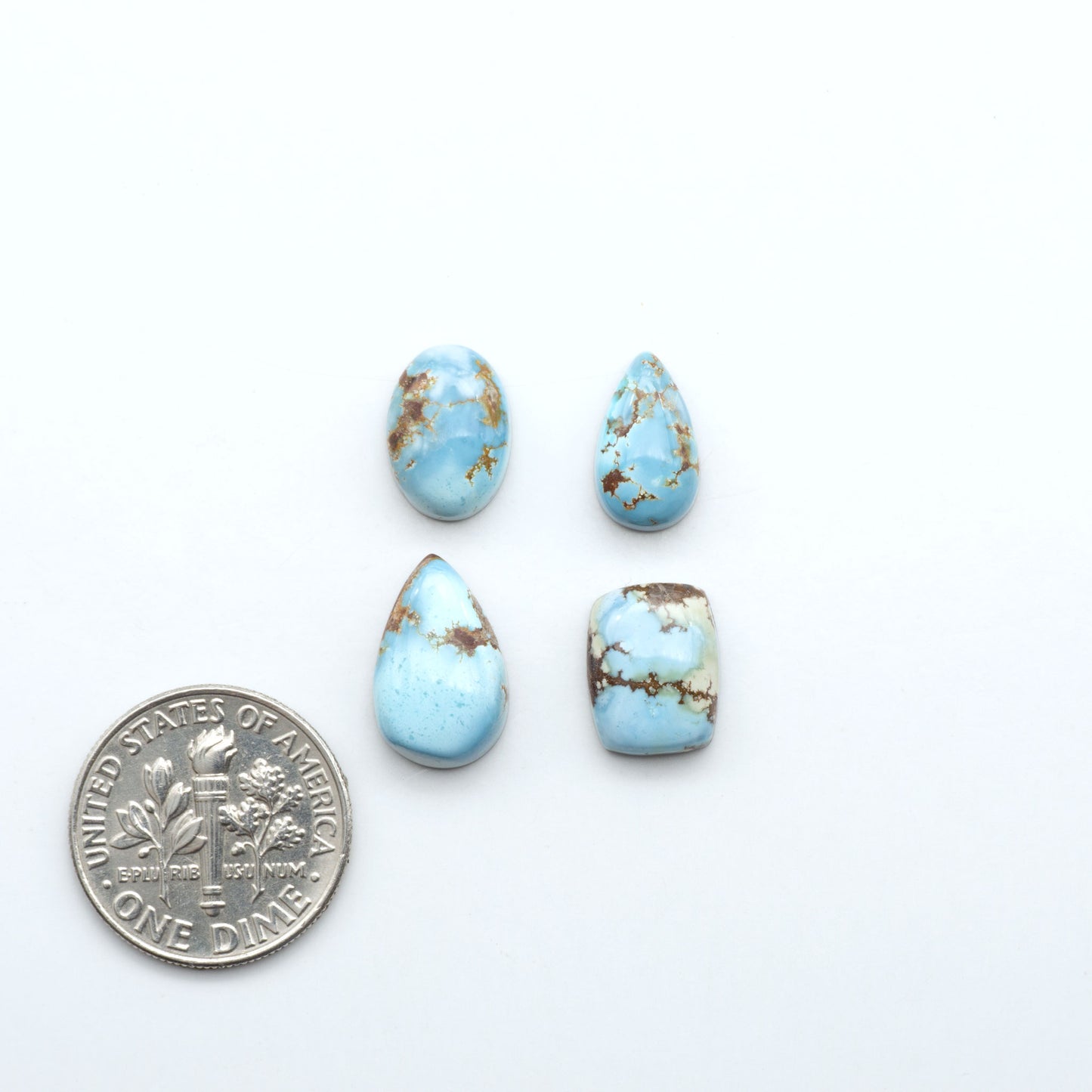 Discover the beauty of Natural Golden Hills Turquoise—prized for its icy blue tones, golden matrix, and exceptional quality. Ideal for artisan jewelry designs.