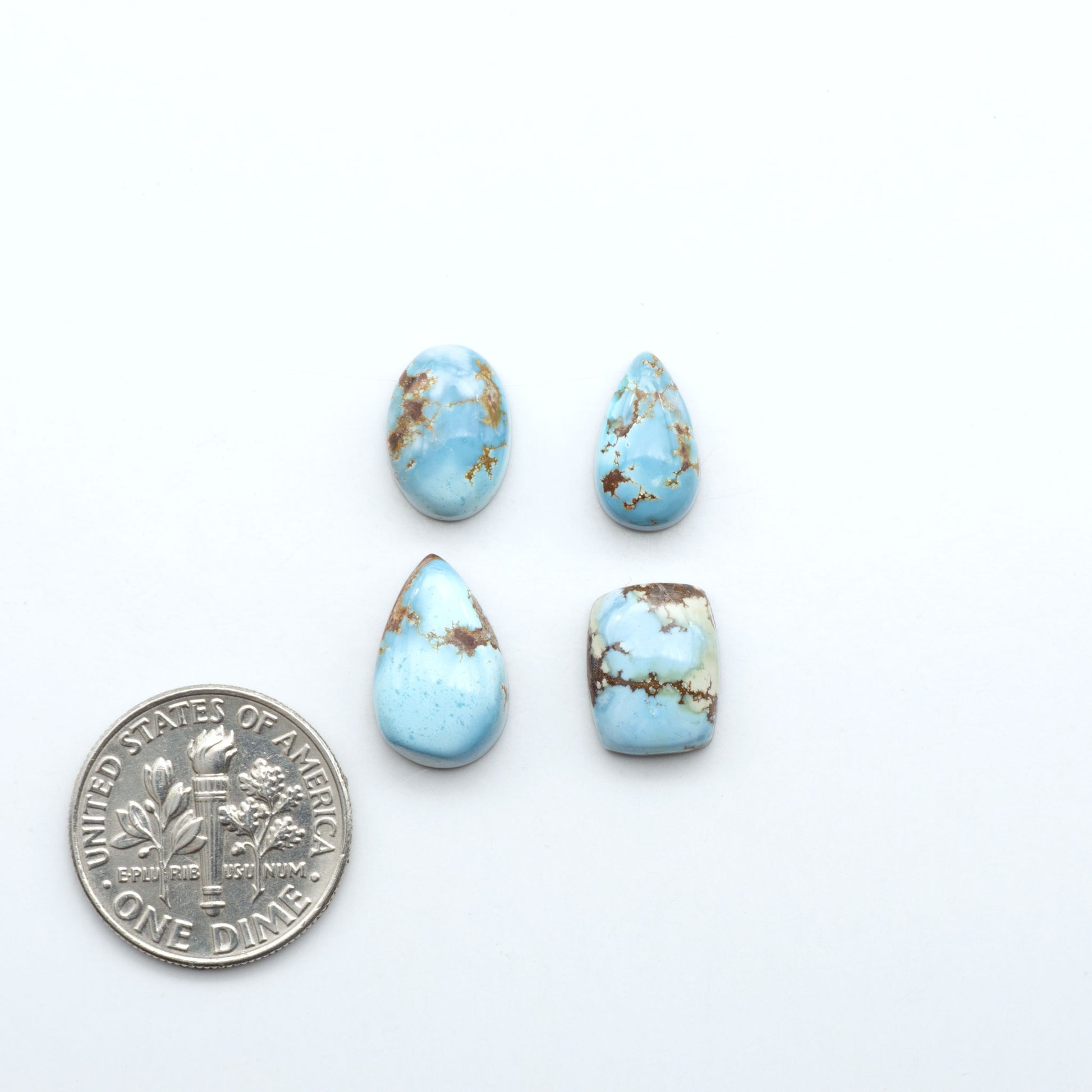 Discover the beauty of Natural Golden Hills Turquoise—prized for its icy blue tones, golden matrix, and exceptional quality. Ideal for artisan jewelry designs.