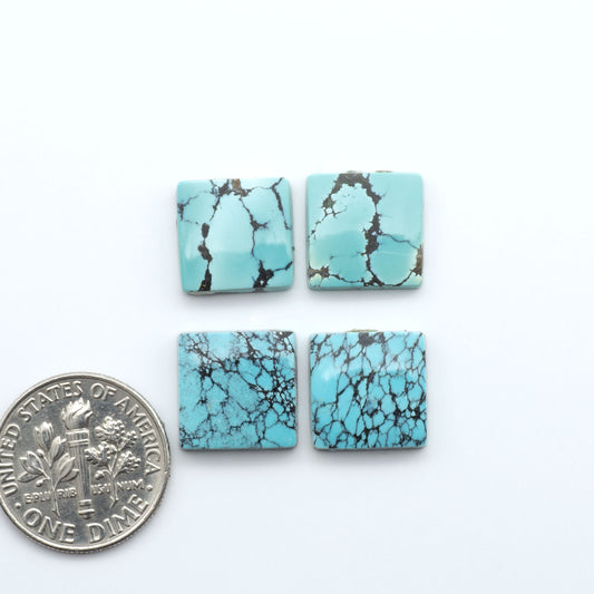 Hubei Cloud Mountain Turquoise Cabochons