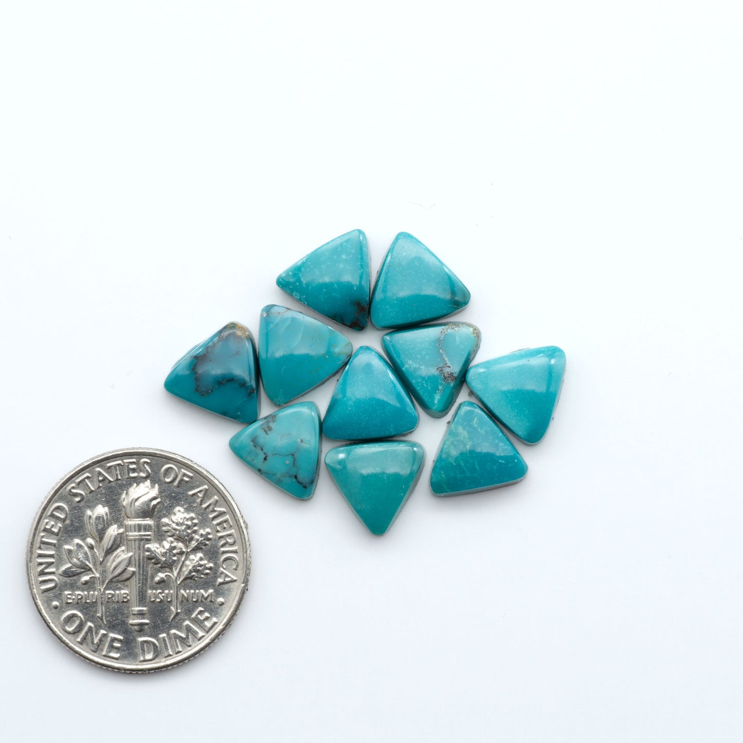 Hubei Cloud Mountain Turquoise Cabochons