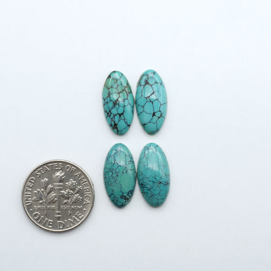 Hubei Cloud Mountain Turquoise Cabochons