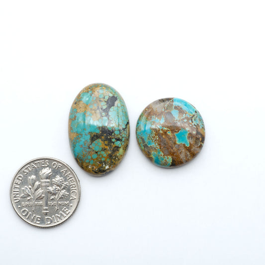 Black Jack Turquoise Cabochons
