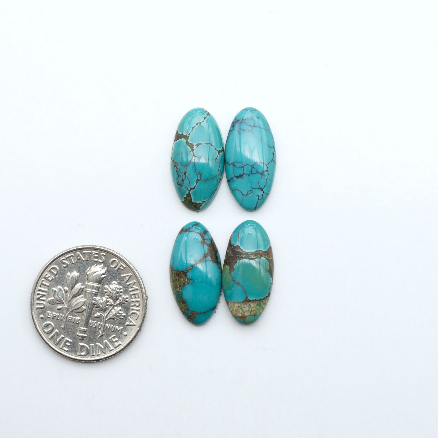 Hubei Cloud Mountain Turquoise Cabochons