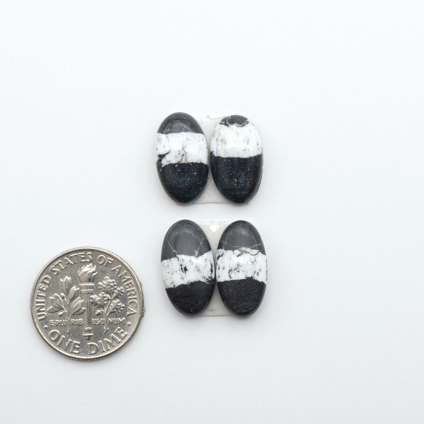 White Buffalo Stone Cabochons